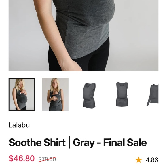 Two Lalabu baby wearing shirts - Picture 6 of 7